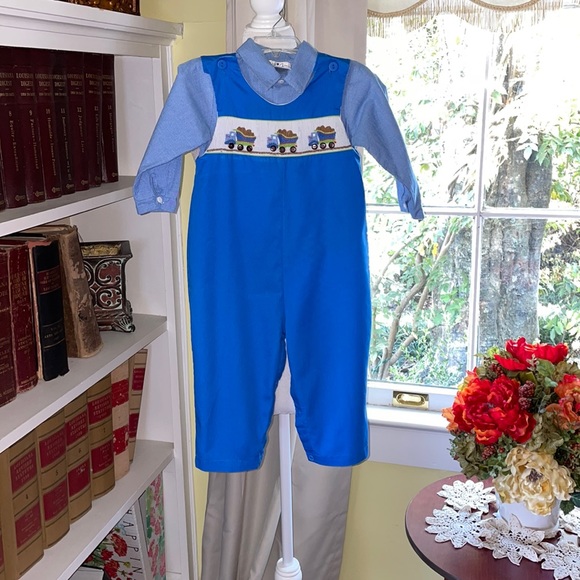 Poodle Applique Longall: 12 Month